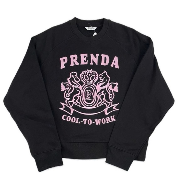 Korean Brand Prenda from Plant Pink logo Sweatshirt Size S - Picture 1 of 14